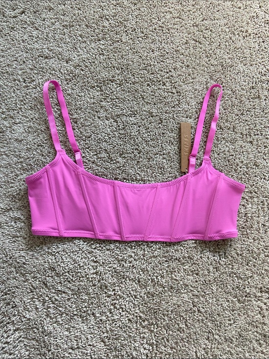 SKIMS Other - Skims • Recycled Swim Corset Bikini Top Neon Orchid